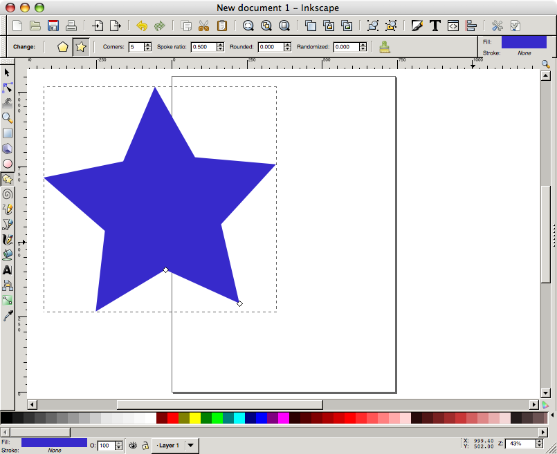 Inkscape screenshot